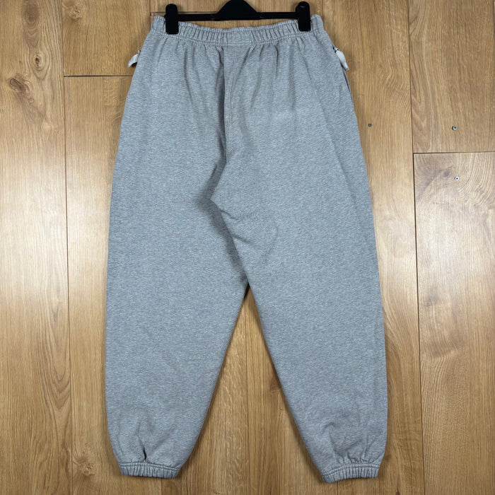 Nike NRG Premium Essentials Mini Swoosh Grey Fleece Joggers Sweatpants Size M