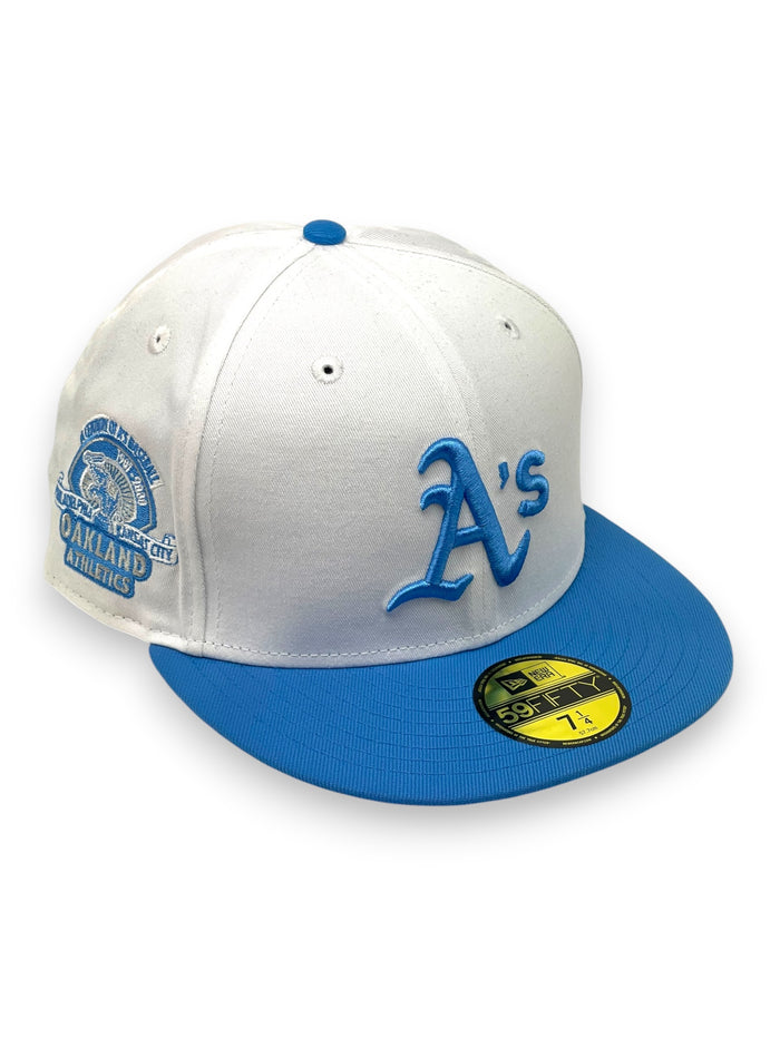 OAKLAND ATHLETICS (WHITE) "100TH ANN" NEWERA 59FIFTY FITTED