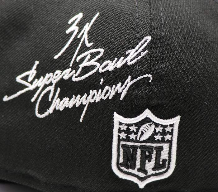 OAKLAND RAIDERS (3X CHAMPIONS) NEW ERA 59FIFTY FITTED