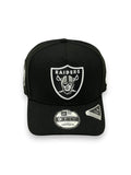 OAKLAND RAIDERS (BLACK) (60TH ANNIVERSARY) "9FIFTY AFRAME" NEW ERA SNAPBACK