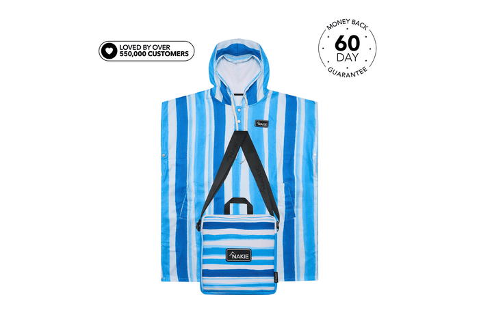 Ocean Breeze - Hooded Towel Recycled Sand Free