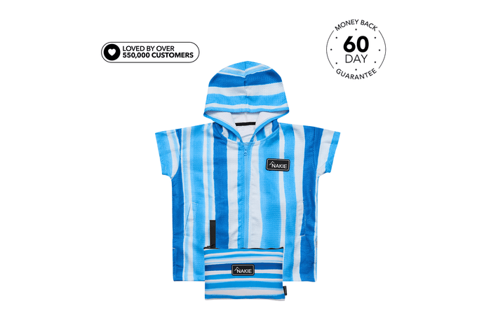 Ocean Breeze - Kids Hooded Towel Recycled Sand Free