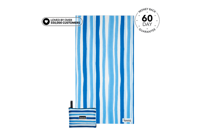 Ocean Breeze - Recycled Sand Free Beach Towel