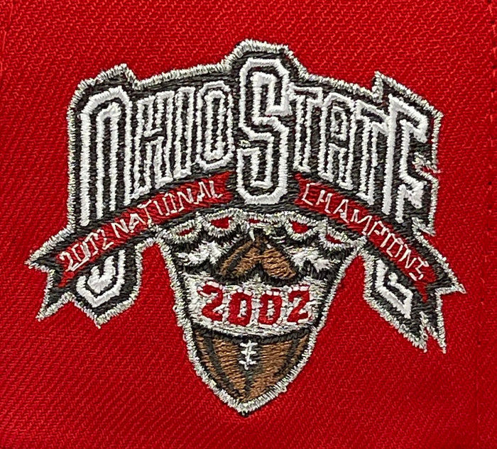 OHIO STATE BUCKEYES (RED)(2002 NATIONAL CHAMPS) NEW ERA 59FIFTY FITTED