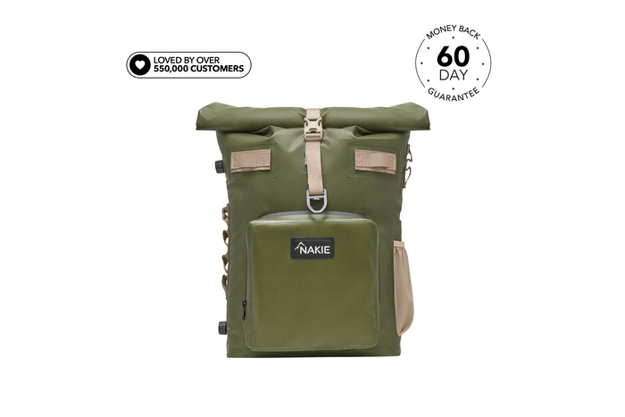 Olive Green - Recycled Cooler Backpack