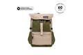 Olive Green - Recycled Travel Backpack