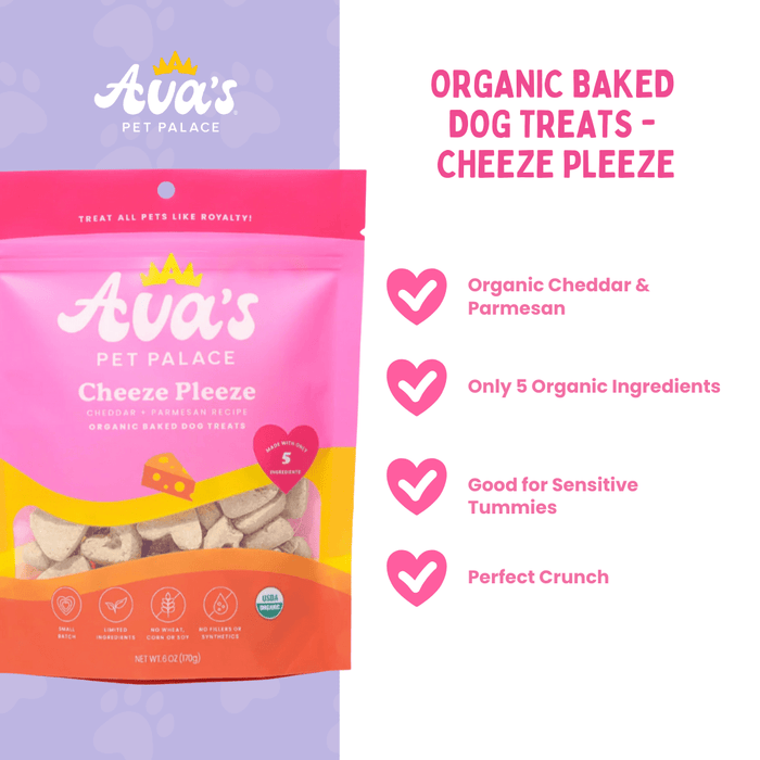 Organic Baked Dog Treats - Cheeze PleezeDog TreatsFound My Animal