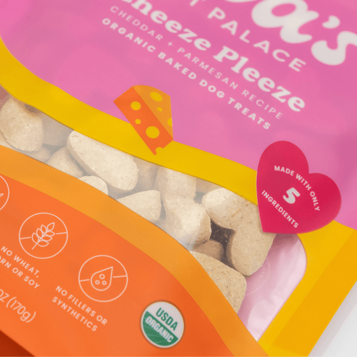 Organic Baked Dog Treats - Cheeze PleezeDog TreatsFound My Animal