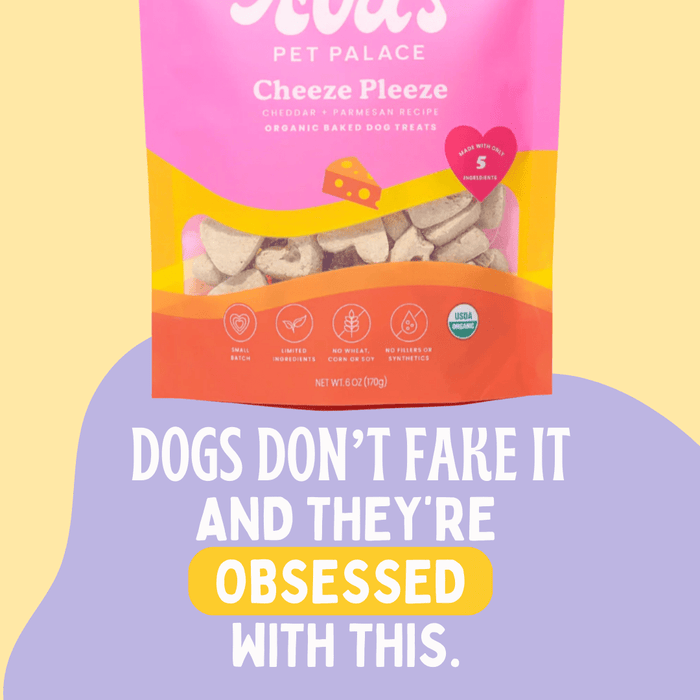 Organic Baked Dog Treats - Cheeze PleezeDog TreatsFound My Animal