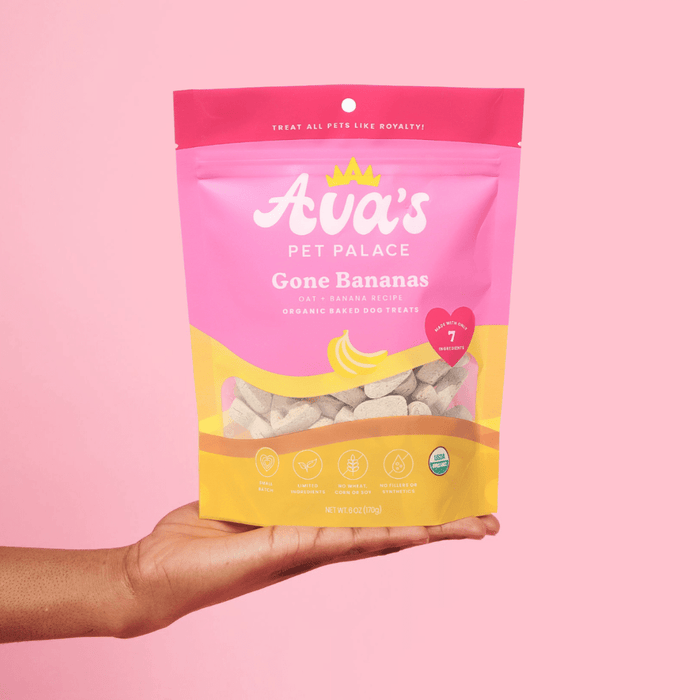 Organic Baked Dog Treats - Gone BananasDog TreatsFound My Animal