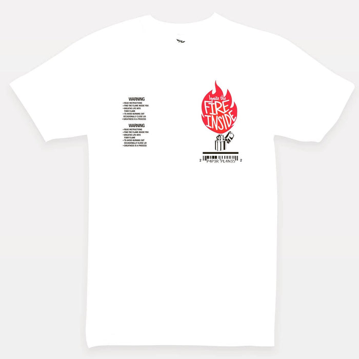 PAPER PLANES FIRE INSIDE OVERSIZED TEE