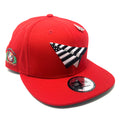 PAPER PLANES  OLD SCHOOL (CRIMSON) "D.R CROWN" NEWERA SNAPBACK