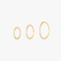 pave clicker set of seamless clickers in gold color:null|gold/clear