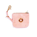 Peach Waxed Cotton Canvas Poop Bag PouchPoop Bag PouchesFound My Animal