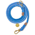 Periwinkle Cotton Rope Dog Leash, Adjustable - Found My AnimalShop LeashesFound My AnimalS