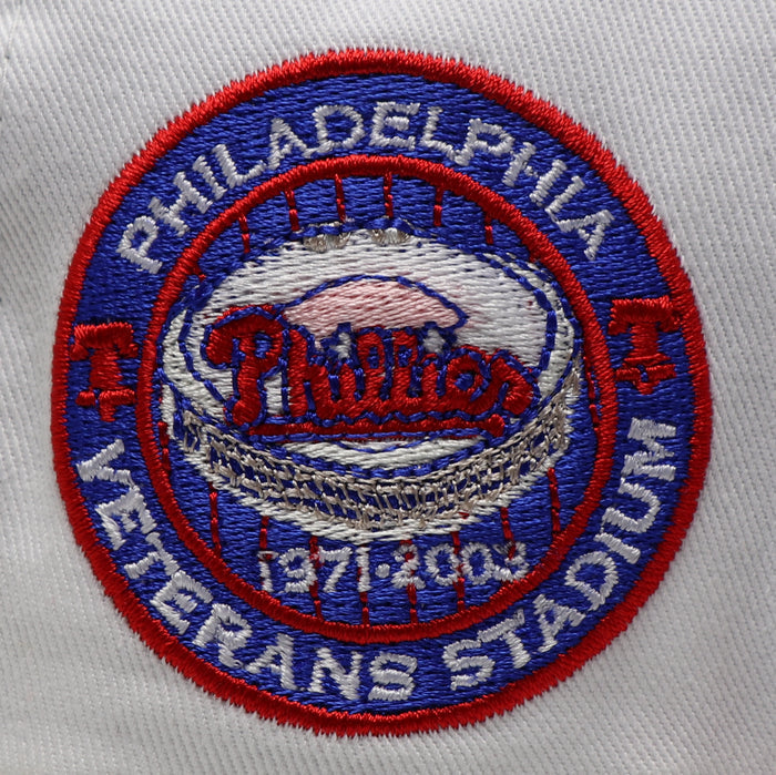 PHILADEPHIA PHILLIES (VETERAN STADIUM) NEW ERA 59FIFTY FITTED (PINK UNDER VISOR)
