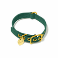 Pine Cotton Canvas Cat & Dog CollarDog CollarsFound My AnimalXS