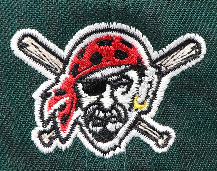 PITTSBURGH PIRATES (GREEN) (COVID) NEW ERA 59FIFTY FITTED (RED UNDER VISOR) (S)