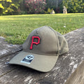 pittsburgh pirates olive green 47 mvp cap adjustable baseball hat