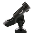 Powerlock Rod Holder - Black - With Side/Deck Mount and T Bolt Bracket