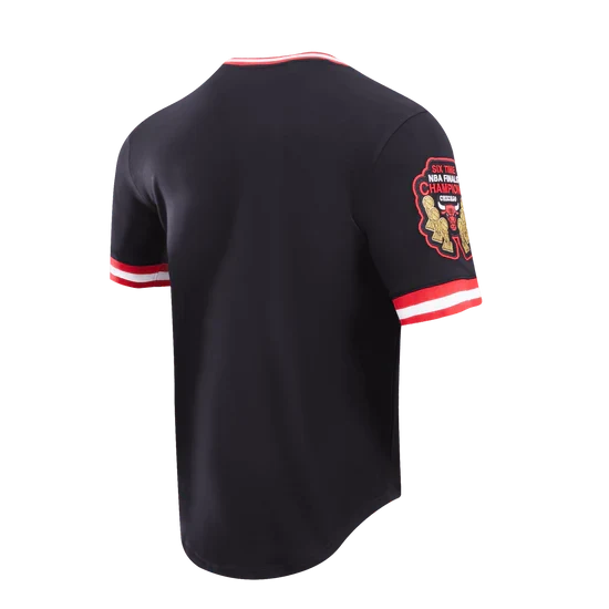 PRO STANDARD CHICAGO BULLS (BLACK) CLASSIC CHENILLE STRIPE TEE
