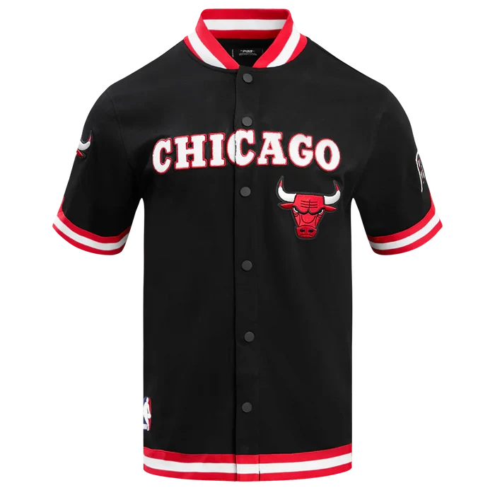 PRO STANDARD CHICAGO BULLS (BLACK) CLASSIC WARMUP JACKET
