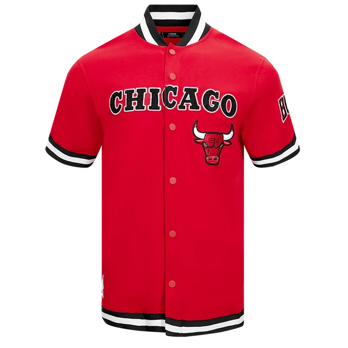 PRO STANDARD CHICAGO BULLS (RED) CLASSIC WARMUP JACKET