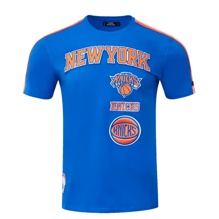 PRO STANDARD NEW YORK KNICKS RETRO CLASSIC SJ STRIPED (ROYAL) TEE  (156099-RYO)