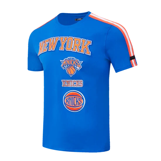 PRO STANDARD NEW YORK KNICKS RETRO CLASSIC SJ STRIPED (ROYAL) TEE  (156099-RYO)
