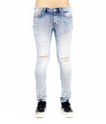 PUNK SUPER SKINNY STRETCH JEANS IN SKITTLE