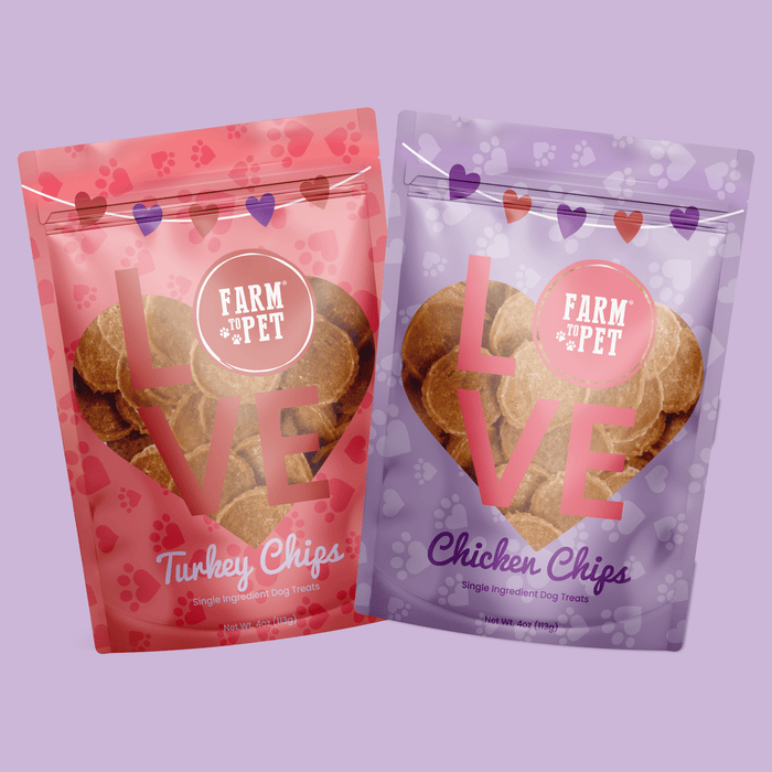 Puppy Love Dog Treat | Poultry Treat Variety PackDog TreatsFound My AnimalChicken & Turkey Duo