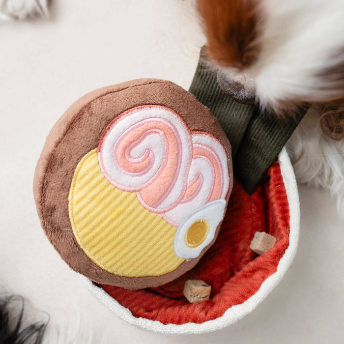 RAMEN // ENRICHMENT DOG TOY // Squeaky + Snuffle ToyToysFound My Animal