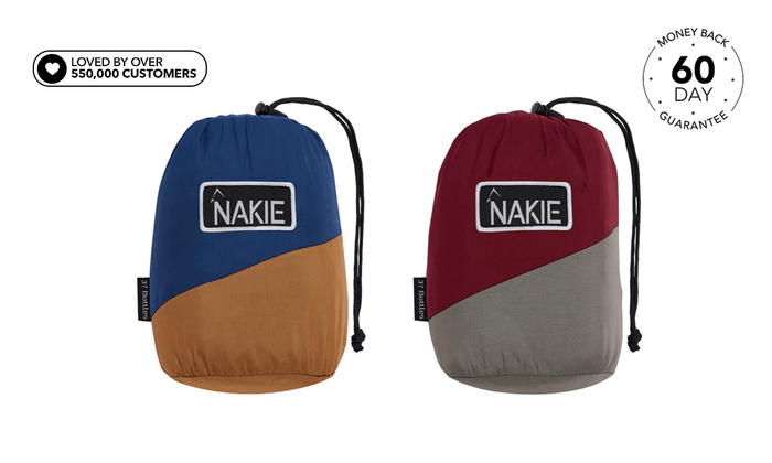 Recycled Hammock with Straps × 2 - Couple Combo
