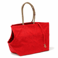 Red Waxed Cotton Canvas Dog CarrierDog TotesFound My Animal