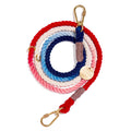 Red, White & Blue Rope Dog Leash | Adjustable | Found My AnimalShop LeashesFound My AnimalS