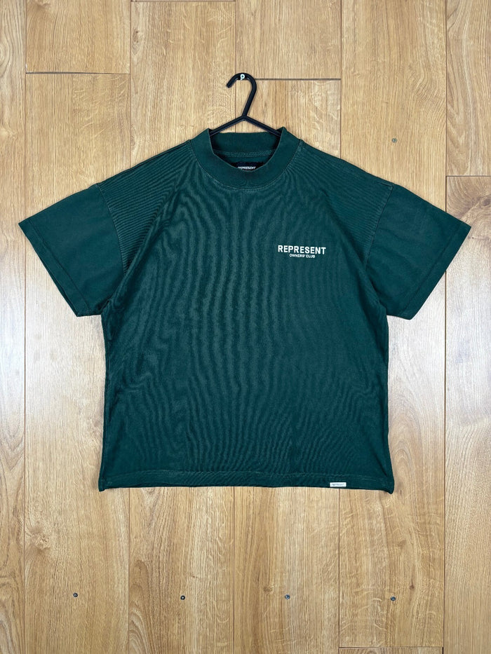 Represent Owners’ Club Green Oversized T-Shirt Size Small