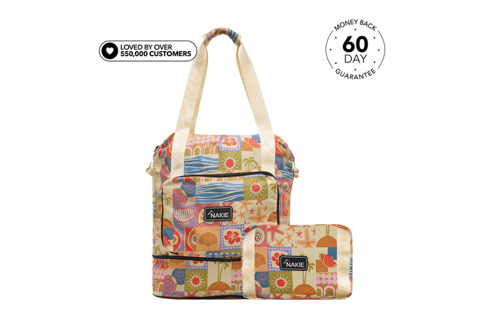 Retro Shores - Recycled Tote Bag