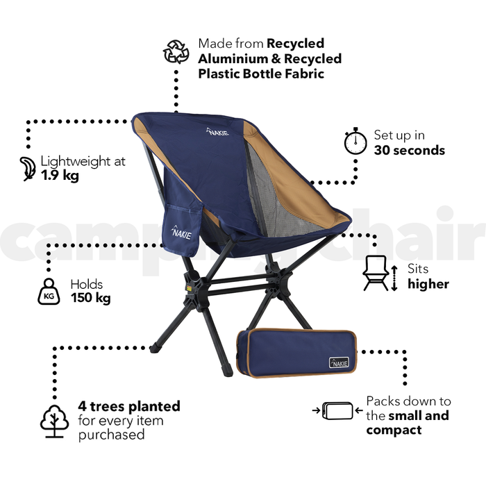 River Blue - Camping Chair