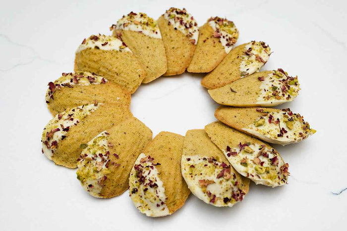 Rose Water & Pistachio Madeleines Refill Pack by Crumble Crate
