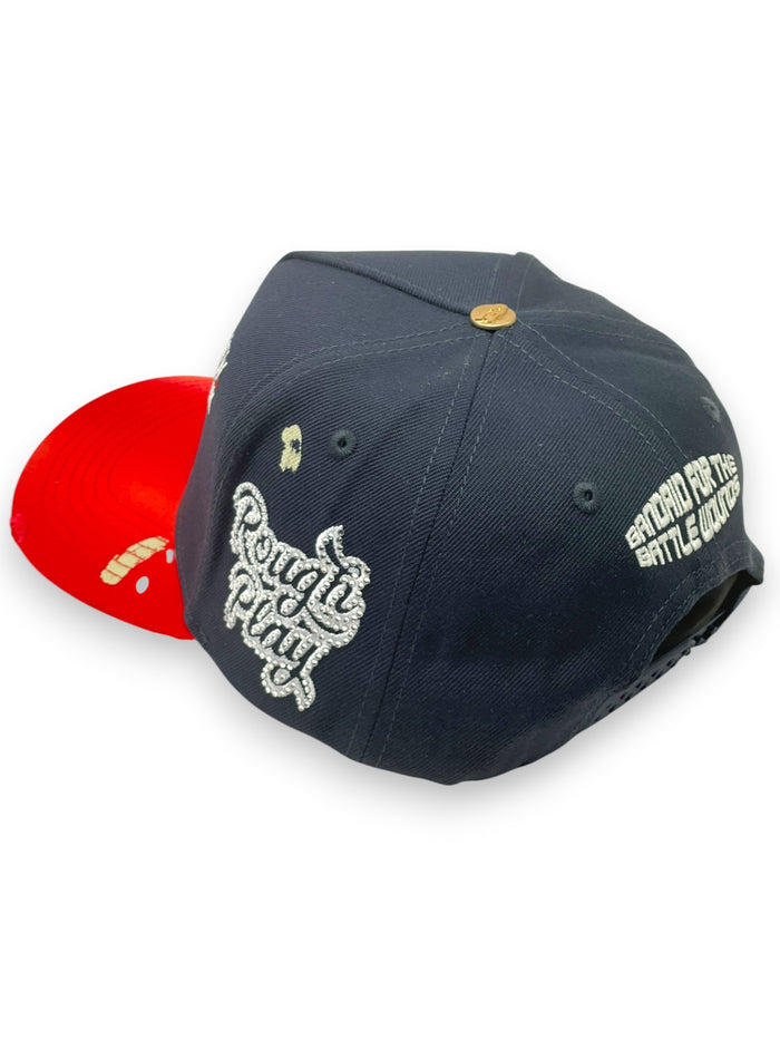ROUGHPLAY (NAVY/RED) NYC SNAPBACK