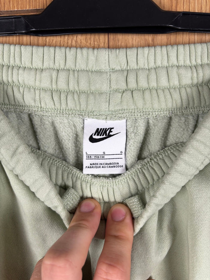 Nike Sage Green Oversized Joggers Sweatpants Fleece Cuffed Size L