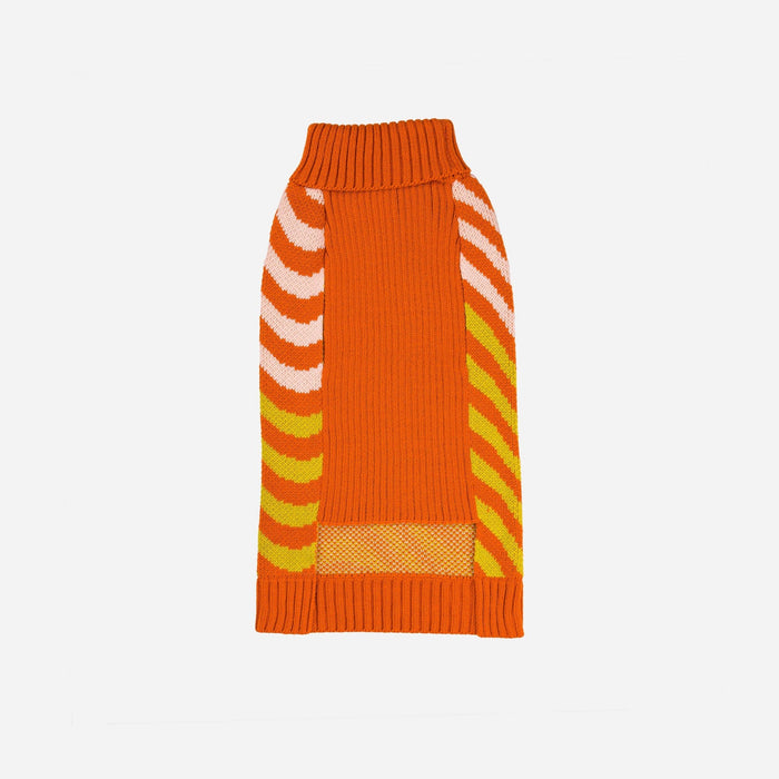 SALE Sound Wave Dog SweaterFound My AnimalGolden Olive Flame