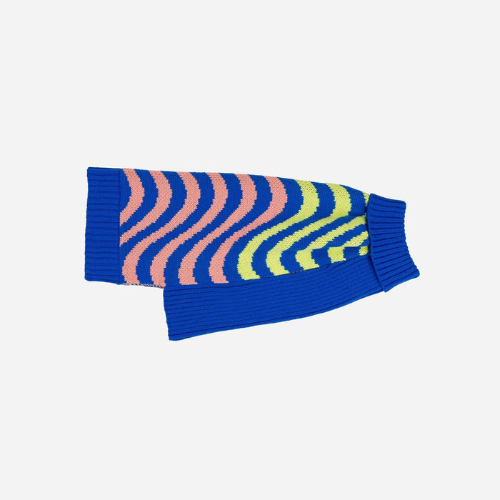 SALE Sound Wave Dog SweaterFound My AnimalGolden Olive Flame