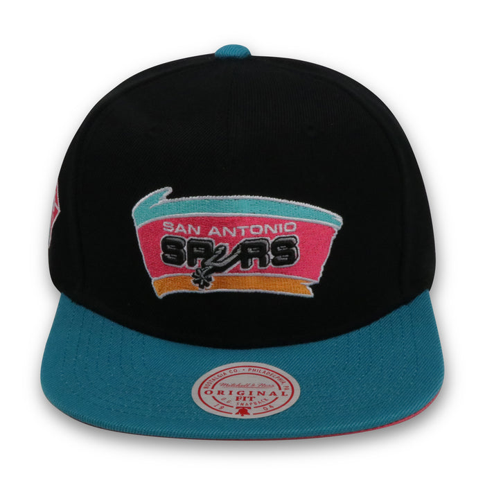 SAN ANTONIO SPURS (BLACK) (NBA 75TH ANN) MITCHELL & NESS SNAPBACK (SH21477)