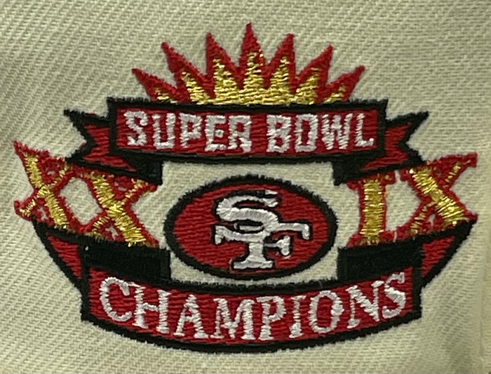 SAN FRANCISCO 49ERS (OFFWHITE) "SUPERBOWL 29 CHAMPS" NEWERA 59FIFTY FITTED