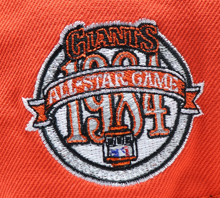 SAN FRANCISCO GIANTS (ORANGE) (1984 ALLSTARGAME) NEW ERA 59FIFTY FITTED (GREEN UNDER VISOR) (S)