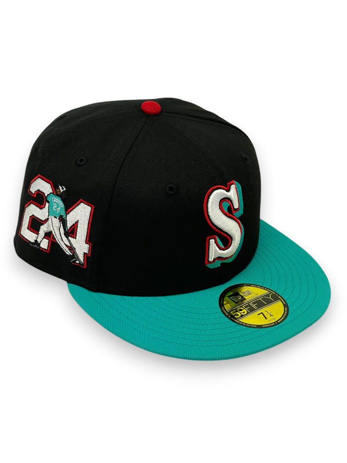 SEATTLE MARINERS (BLACK/TEAL) “GRIFFEY JR” 59FIFTY FITTED