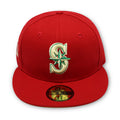 SEATTLE MARINERS (RED)"2001 ALLSTARGAME" NEW ERA 59FIFTY FITTED (LEMON UNDER VISOR)
