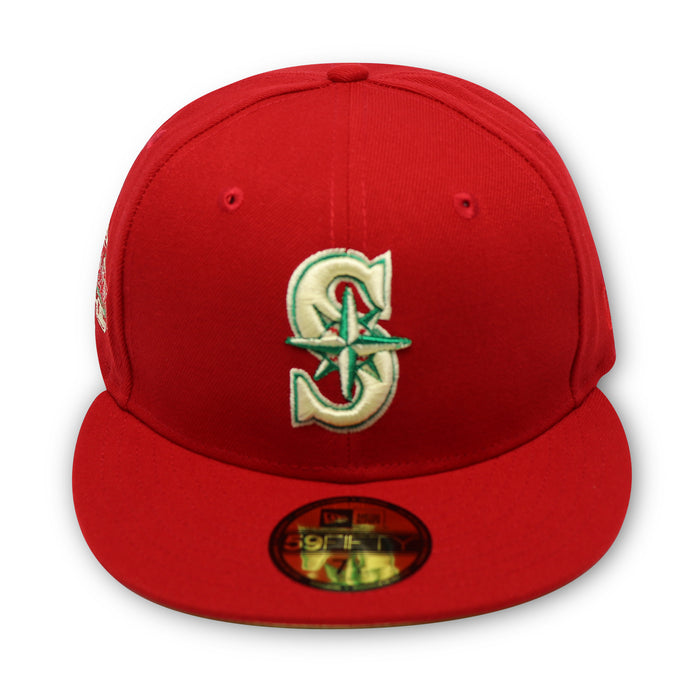 SEATTLE MARINERS (RED)"2001 ALLSTARGAME" NEW ERA 59FIFTY FITTED (LEMON UNDER VISOR)
