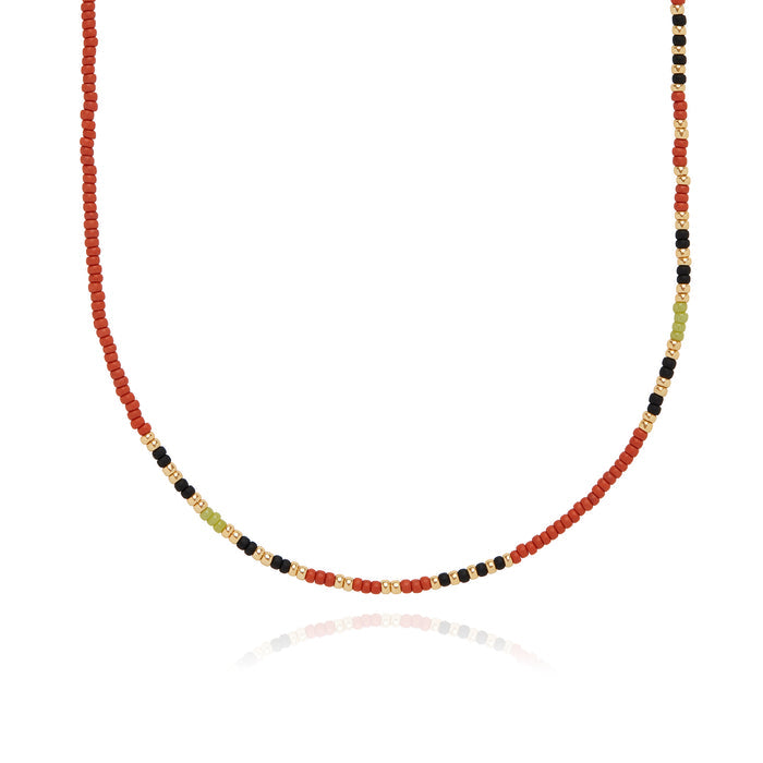 Shinga Beaded Necklace - 28”